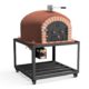 Forno a Lenha Movelar Vesúvius Plus 120 com Base metálica e kit de gás