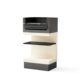 Churrasqueira Kitaway Mini Grill Cinza/Branco c/ Rodapé