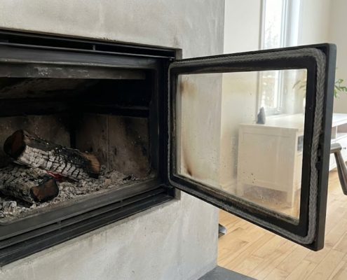 Para que serve o cordão de vedação da porta de um recuperador ou salamandra?
