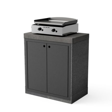 Módulo Bancada Black VENIT [F] 78 cm com Plancha Tuozi
