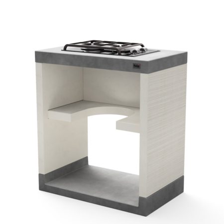 Módulo Bancada PLAN/VENIT [F] 78 cm com Placa de Gás Teka GZC 32300