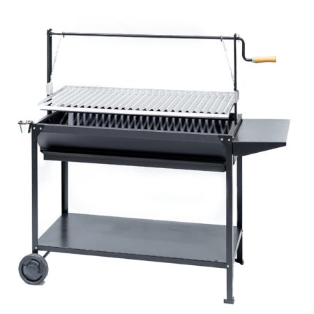Grelhador Argentino Com Grelha em V 80 / 100 cm e Bancada