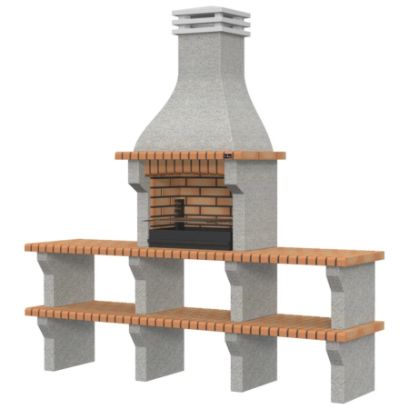 Churrasqueira Beja B210 com Bancadas Collippo