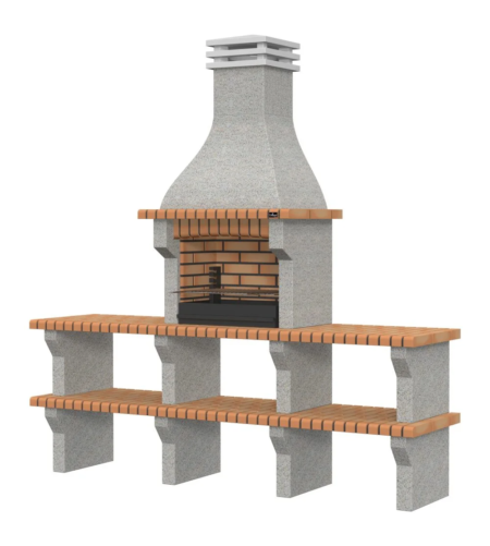 Churrasqueira Beja B210 com Bancadas Collippo