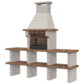 Churrasqueira Braga P110/4 com Bancadas Collippo