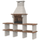 Churrasqueira Braga P110/4 com Bancadas Collippo