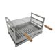 Grelhador Inox 304 com Grelha Regulável 60x40 cm