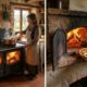Comparação entre fogão a lenha e forno a lenha em ambiente doméstico