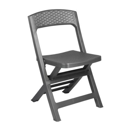 Conjunto 4 Cadeiras Asso — Dobráveis em Efeito Rattan
