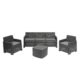 Set Garda — Conjunto Exterior em Efeito Rattan IPAE PROGARDEN