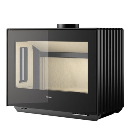 Salamandra a lenha Glance LP - Hergom 7kW - Trifacial