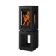 Salamandra a lenha trifacial Glow com Lenheiro - Hergom 5.9kW