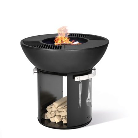 Firepit Hergom com Base Alta - Corpo de queima em Fundição