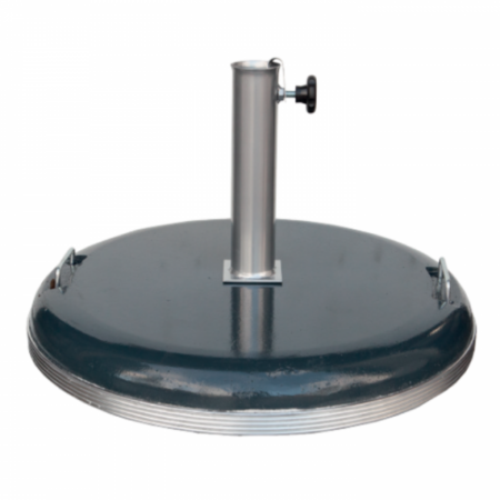 Base de Chapéu Pintada Redonda em Betão Antracite 53Kg
