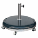 Base de Chapéu Pintada Redonda em Betão Antracite 54Kg - com rodas