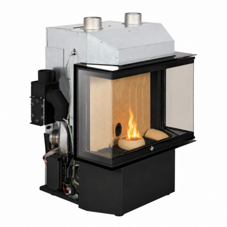 Recuperador de Calor a Pellets trifacial e canalizável - 10 kW Magikal