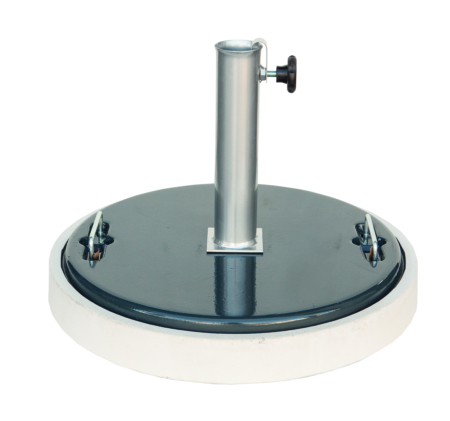 Base de Chapéu Pintada Redonda em Betão Antracite 38Kg - com PEGAS