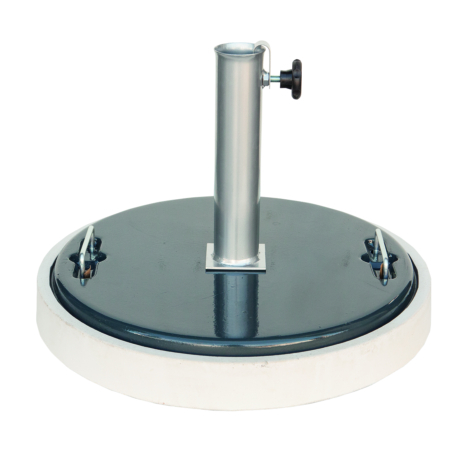 Base de Chapéu Pintada Redonda em Betão Antracite 38Kg - com PEGAS