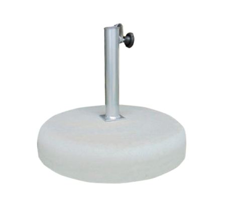 Base de Chapéu Pintada Redonda em Betão Natural 29Kg