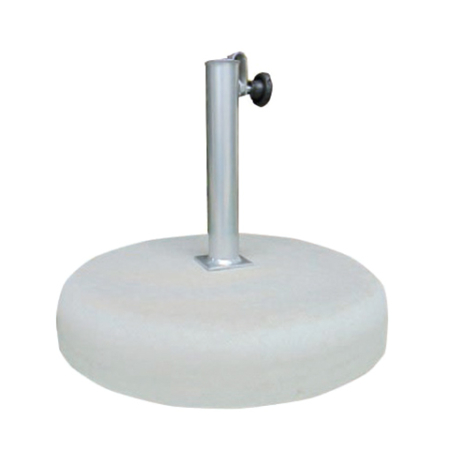 Base de Chapéu Pintada Redonda em Betão Natural 29Kg