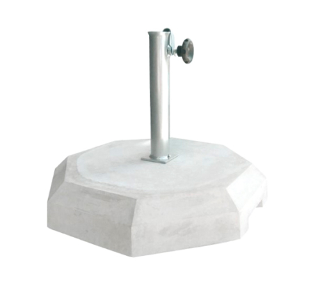 Base de Chapéu Natural Sextavada em Betão | Smartfire 23Kg