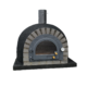 Forno a Lenha com Canga Cinza, Tubo e Isolamento 100cm