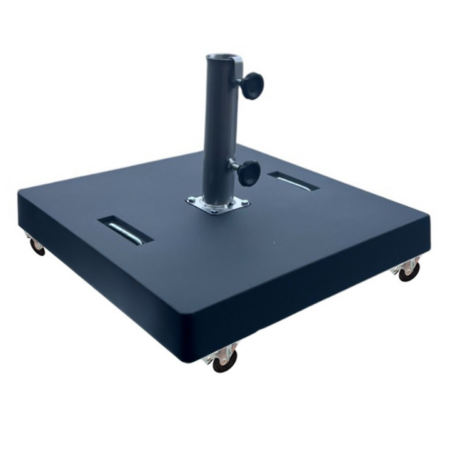 Base de Chapéu SUEVO com 4 Rodas Pintado Preto Mate em Betão | 54kg
