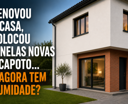 Casa renovada com humidade: janelas novas, capoto e falta de ventilação